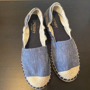 Sperry Blue Espadrilles